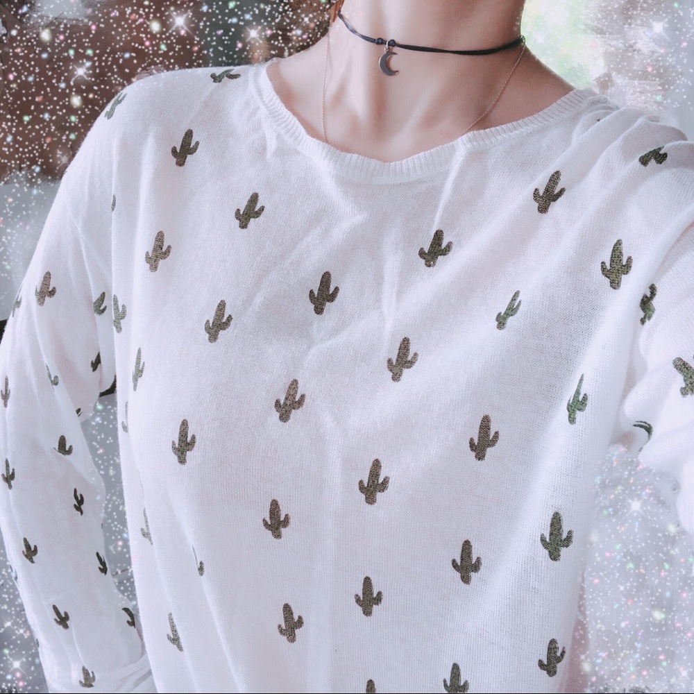 ❗️SALE❗️Linen Lightweight White Sweater🌵Size L